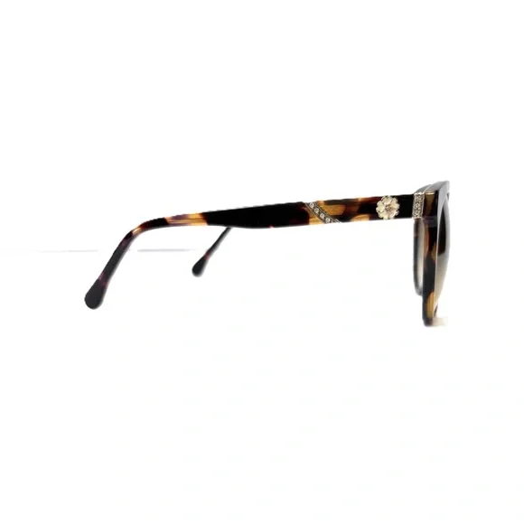 Pier Martino Tortoise Acetate Sunglasses hand-set bohemian crystals & enamel L.E Pier Martino Tortoise Acetate Sunglasses hand-set bohemian  main image 4